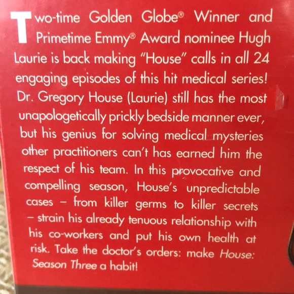 NWT NI B HOUSE SEASON 3 DVD SET - Picture 3 of 12